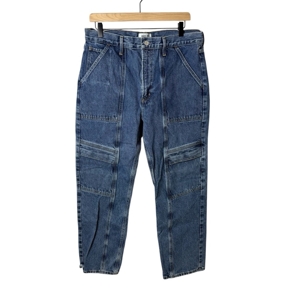 Agolde Cooper Cargo Jeans in Regulation Size 30 A9120-1141 - Picture 2 of 7
